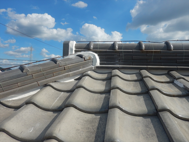 愛知県犬山市 瓦屋根漆喰工事 犬山市の屋根工事 雨漏り修理 屋根補修は犬山市の石井角弘商店