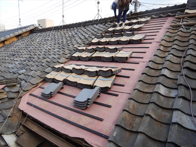 雨漏り修理 屋根工事 愛知県犬山市 雨漏り瓦屋根葺き替え工事 犬山市の屋根工事 雨漏り修理 屋根補修は犬山市の石井角弘商店